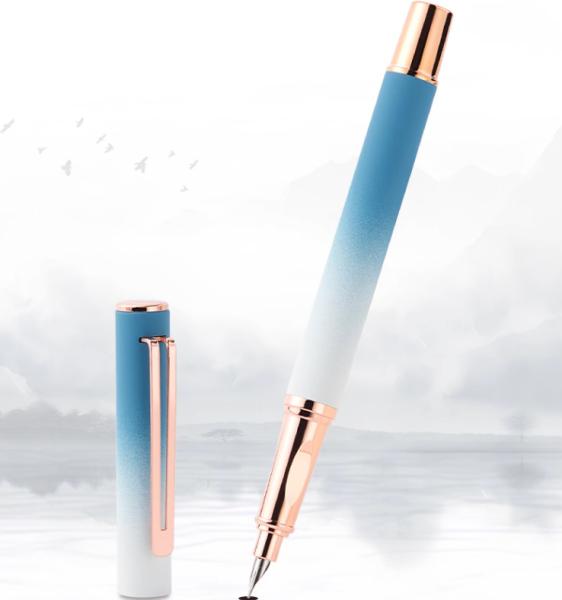 Metal upright pen 0.28 erasable erasing pen.Special color pen Metal pen for