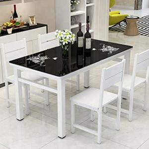 Quality High Temperature Resistant Glass Dining Table Set For Banquet / Dinner Party wholesale