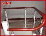Spiral StaircaseVH16S Tread Beech 304 Stainless Steel Spiral Stainless Steel