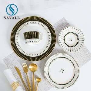 Quality Round Solid Sublimation Bohemian Porcelain Cups And Saucers wholesale
