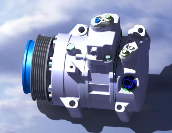 160cc Piston Air Conditioning Compressor 12v Denso Electric Ac Compressor For