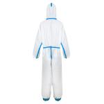 Hospital 50 Gsm Disposable Non Woven Coverall antistatic Disposable PPE Suit