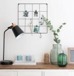 Metal wire wall grid hanging clothes display racks