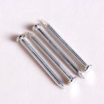 Length 25mm Masonry Concrete Nails Grooved Shank Flat Head With Magnetic