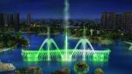 Onsite Installation custom made outdoor pool fountain