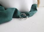 925 Sterling Silver Jewellery Unique Open Ring For Women Irregular Geometric