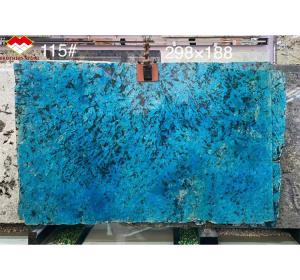 Quality Modern Luxury Fantasy Blue Stone Calcite Marble Dining Table Top with Polished Finish wholesale