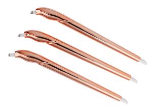 Quality Champagne Disposable Microblading Pen Microblading Eyebrow Tattoo Pen wholesale