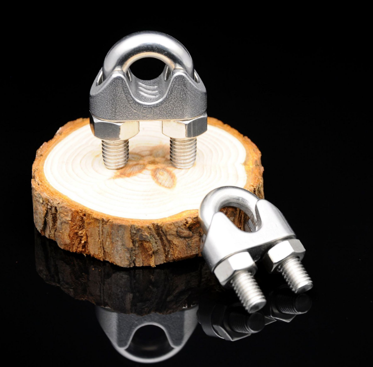 3mm Diameter Stainless Steel Wire Rope Clamp for Customized Requirements According to ANSI/ASME Standard 304
