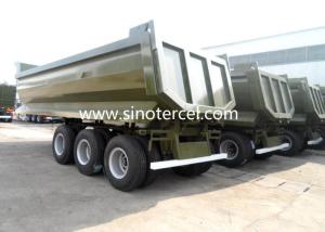 Quality OEM Steel Tipper Semi Trailer ISO SGS With Hydraulic System wholesale