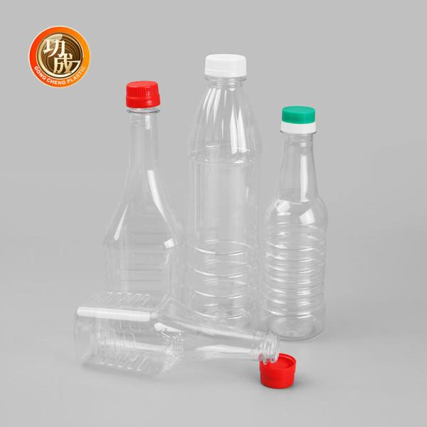 Transparent Plastic Condiment Bottles 500ml 900ml 1800ml 5000ml Olive Oil