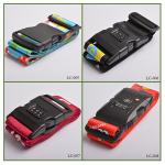 Custom Luggage Shoulder Strap , Luggage Accessories Straps With Lock