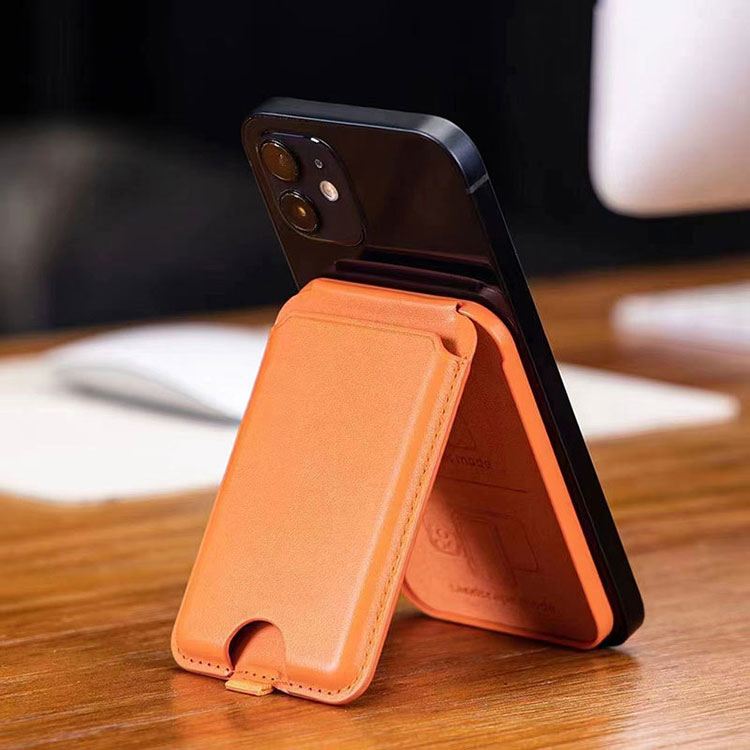Adjustable Stand Wallet For Iphone 15/14/13/12 Series Luxury Design Style Fits 3 Cards