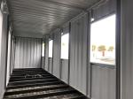 2 Floors Steel Prefab House Family Living With Parking Lot Glass Door