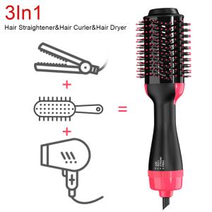 Quality 45W 2.95 Inch Blowout Brush Dryer , Electric Hair Comb Professional Straightener wholesale