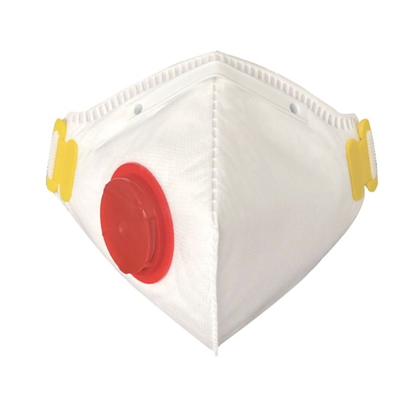 Anti Bacteria FFP2 Dust Mask No Falling Off Electrostatic Filter Media