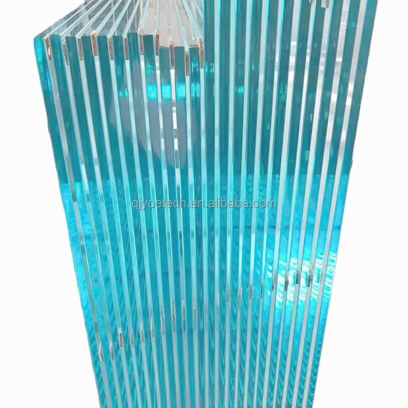 Customized Color Starphire Extra Clear Tempered Glass for Bathroom Kitchen Decoration