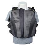 Certified Black 2XL Equestrian Vest in Foam Padded Texture for Outdoor Horse