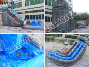 Quality Commercial Water slide, Inflatable wave slide Inflatable slide Game KSL087 wholesale