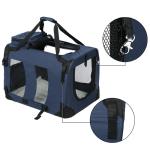 Extra Large Soft Dog Carrier Bag Dark Blue XL 81 X 58 X 58 Cm FEANDREA Brand