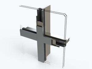 Quality Heavy Load Broken Exterior Curtain Wall System Bridge Curtain Glass Exterior Walls wholesale
