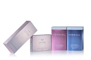 China Custom Printed Carton Cosmetic Paper Boxes Printing Service Pantone Color FSC on sale