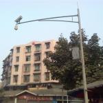 Powder Coated Galvanized CCTV Camera Posts for Security / Traffic Surveillance