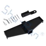 Golf Cart Club Car Precedent Hitch 2004-Up Black Steel Heavy Duty Bumper Hitch
