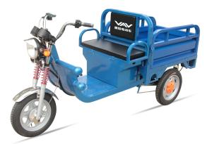 Quality 580W 48V / 32Ah Adult Electric Tricycles Blue Electric Cargo Tricycle Easily Loading wholesale