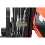 Electric Reach Truck Reach Forklift VNA Stand On Type 1500kg Loading