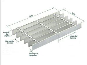 Quality Stainless Steel Grating with SS304/316, 40mm×100mm(Center to Center) wholesale