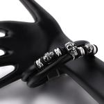 High Quality Stainless Steel Skeleton Skull Bracelet Men Vintage Jewelry