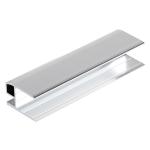 Cnc Machined Silver Bright 6063 Polished Aluminium Profile
