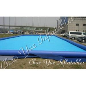 Quality Blue Outdoor Inflatable Pool IP17 0.6mm / 0.9mm For Entertainment Center(CYPL-1506) wholesale