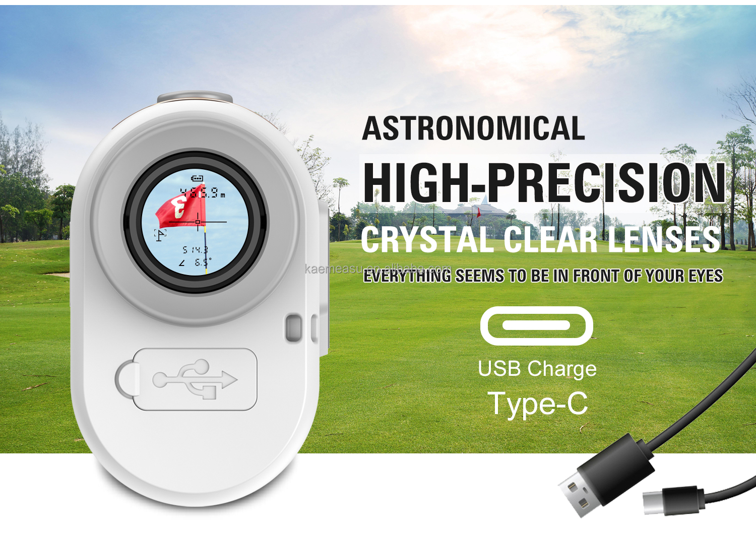 OEM Golf Slope Scope Laser Distance Meter Telescope Industrial Grade Golf Laser Rangefinders