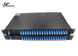 Quality Flattop Dual Fiber 0.8nm 40ch C21 DWDM Mux Demux wholesale