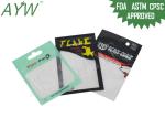 Top Zipper Pet Food Bag Packing Fishing Baits / Spinners With Clear Window