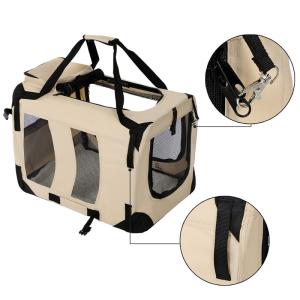 Quality Luxury Foldable Songmics Pet Carrier Relaxation Airline Approved Adjustable wholesale