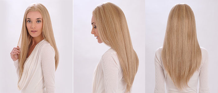 Pretty Long Synthetic Wigs For Women Cheap Long Straight Blonde Synthetic Wig