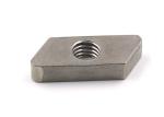 Furniture Industrial Stainless Steel Square Nuts Corrosion Resistance