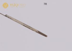 Quality Traditional 7RL Semi Permanent Makeup Needles For Eyebrow Tattoo Stainless Material wholesale