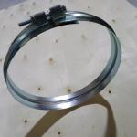 Havc Duct System Spiral Duct Clamp Rapid Lock Carbon Steel Wide Ring Clamps
