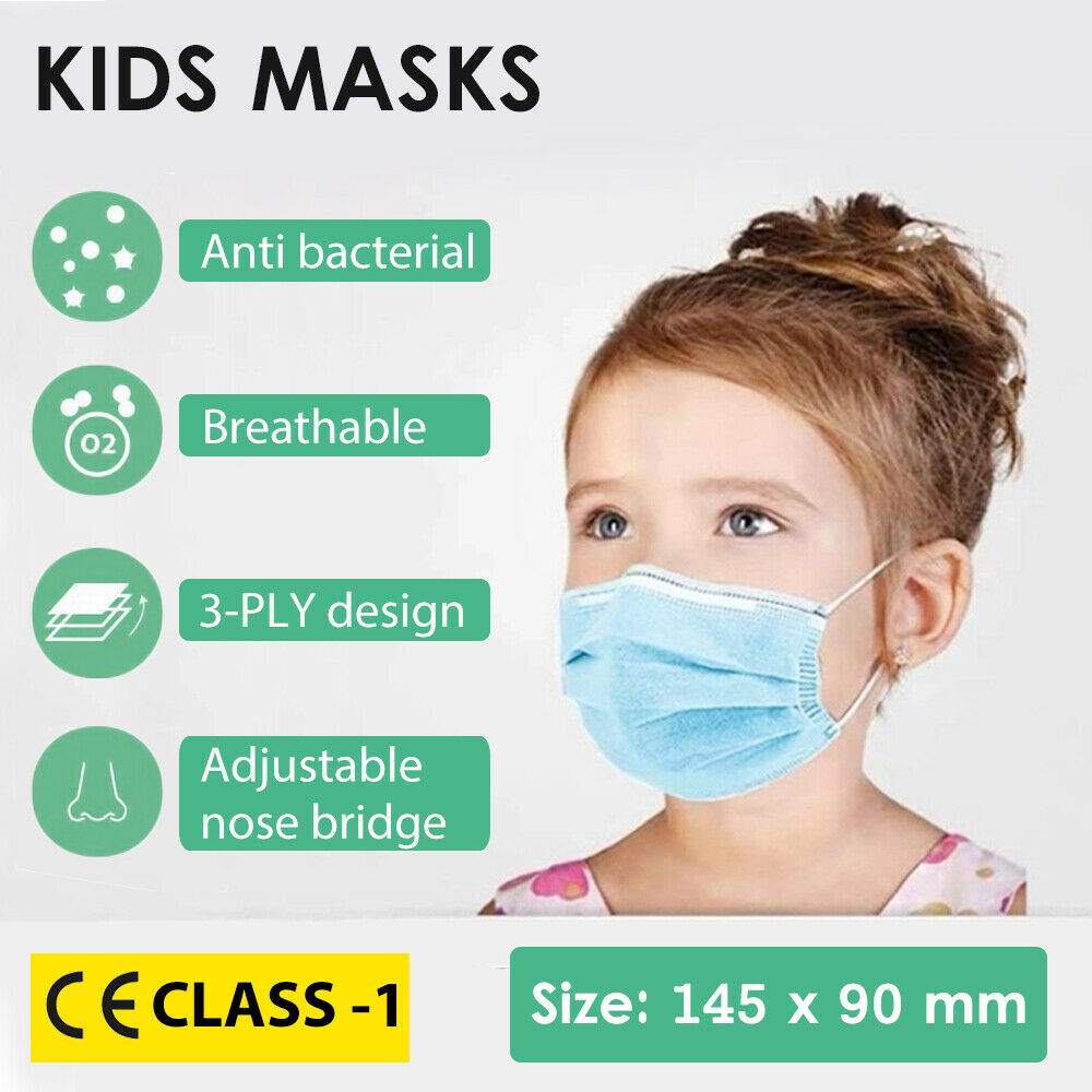 Manufacture Wholesale High Quality Children Kids Mask Disposable 3ply Cartoon Custom Design Printed Color Face Mask for Kids
