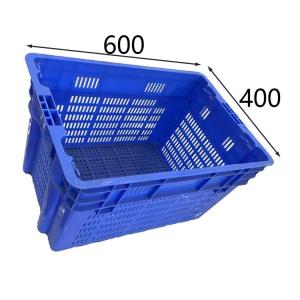 Quality 100% HDPE Collapsible Moving Plastic Crate 600 X 400 X 315mm Heavy Duty Durable wholesale