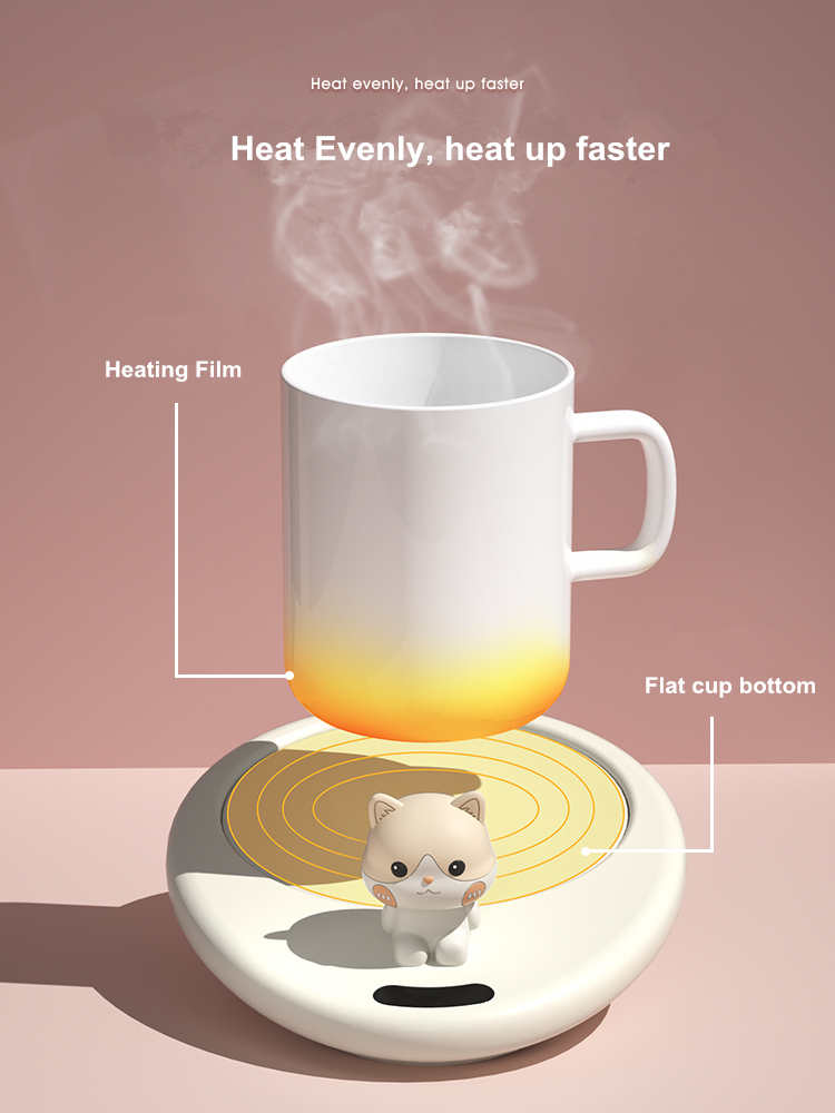 220V 20W Cup Warmer Heat Beverage Mug Mat Keep Drink Warm Heater Heating Coaster Pad for Coffee Milk Tea Drink
