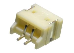 China Single Row Wafer Connector 2 Pin Terminal Housing Connector White Colour on sale