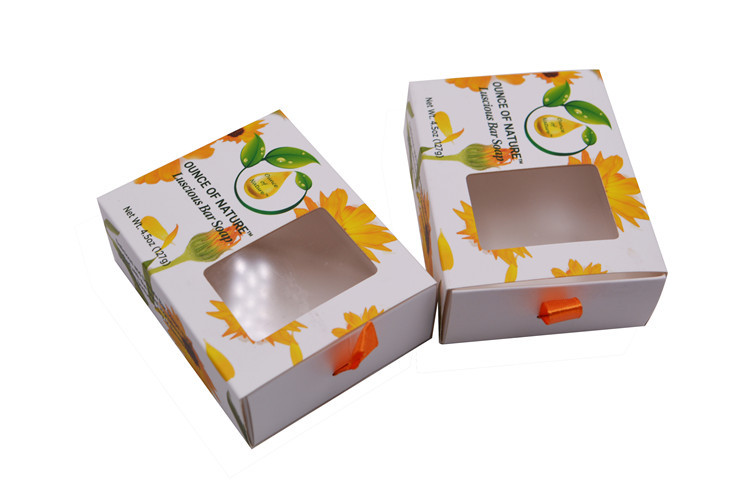 Waterproof Biodegradable Kraft Paper Box Packaging Soap Packaging Paper Box