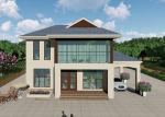 Prefabricated Light Gauge Steel Truss 300 Sq Meter Luxury Villa Built with Aus