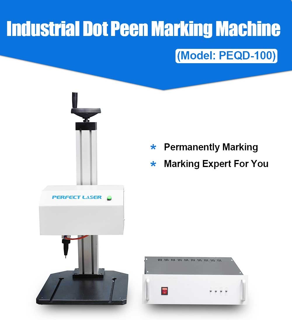 Permanent Mark pneumatic Dot Peen Marking Machine 0.01MM Precision Portable