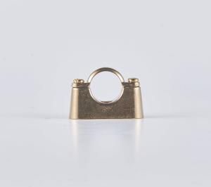 Quality Industrial Brass Tube Clamp For Plumbing Securely Holds Pipes Water Throwing / Chrome Plated wholesale